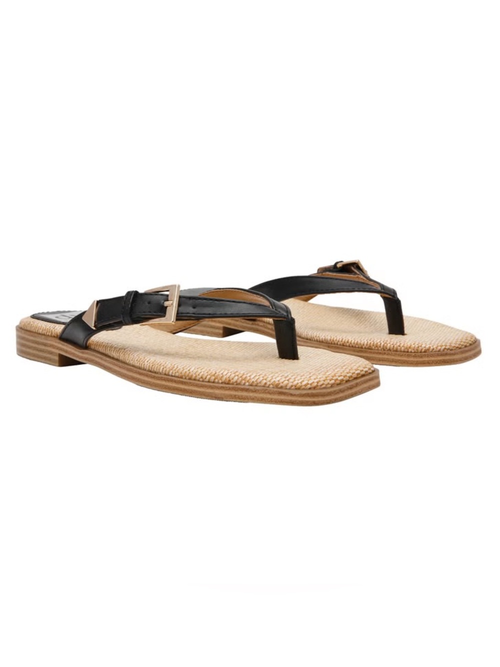 DV Dolce Vita Women's Buckle Black Sandal, Size 7, NWT